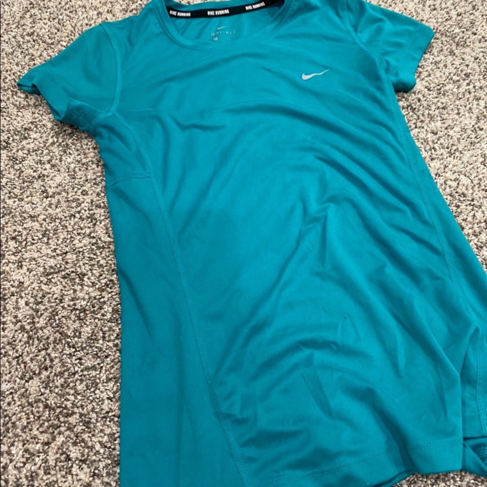 Nike Turquoise Activewear Shirt